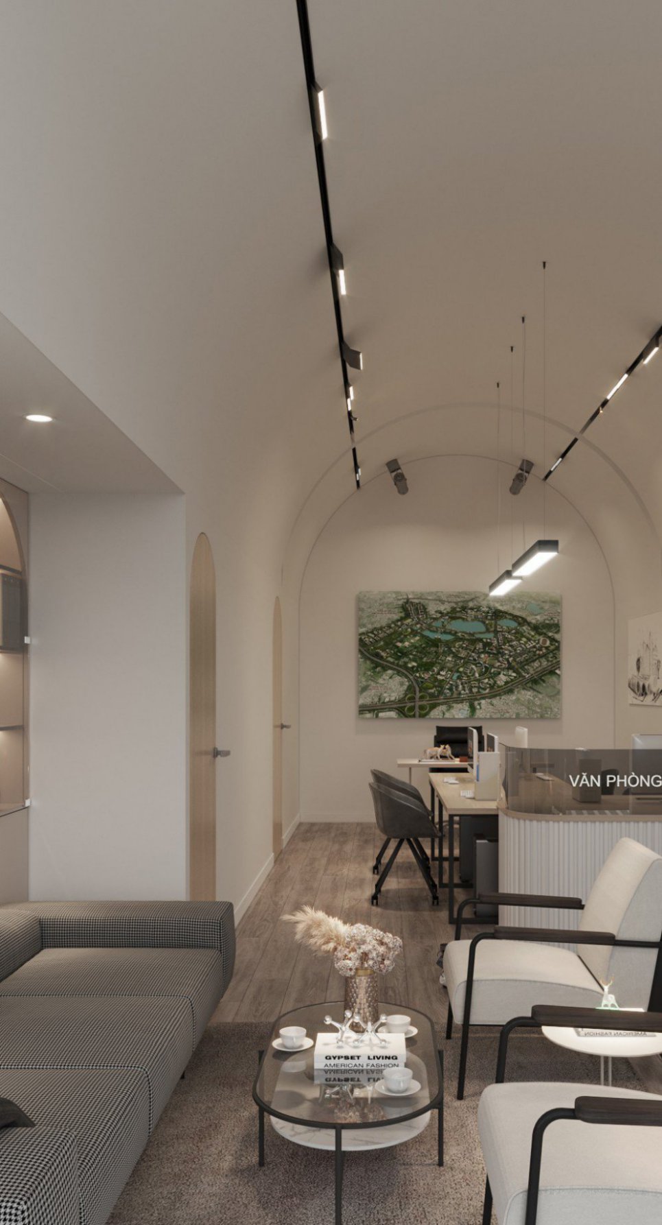 THIẾT KẾ NỘI THẤT VĂN PHÒNG BẤT ĐỘNG SẢN QUẬN 2